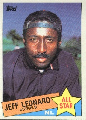 1985 Topps Baseball Cards      718     Jeff Leonard AS